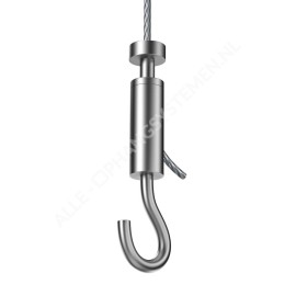 GeckoTeq Självlåsande öglekrok - 20kg