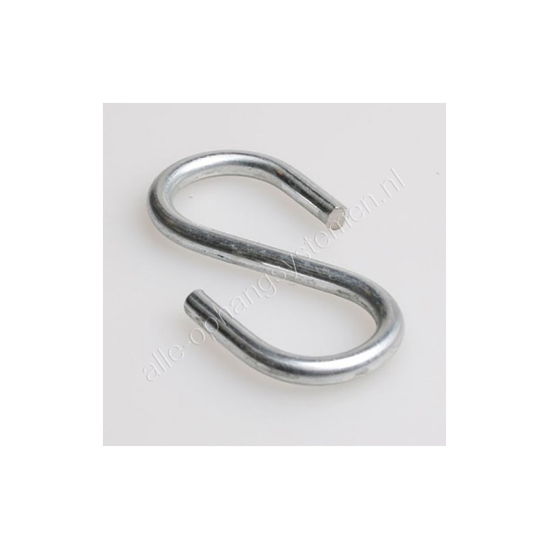 GeckoTeq S-Haak gegalvaniseerd staal - 3mm