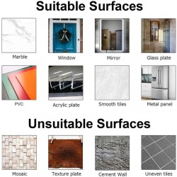 Self-adhesive stainless steel wall hook – strong adhesive hook without drilling (3x)