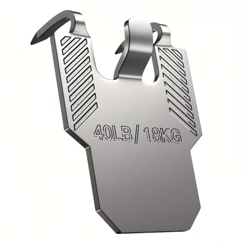 Gancho de garra para paneles de yeso, 18 kg – Gancho metálico resistente para cuadros y espejos