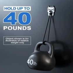 Kipsilevyn koukku 18 kg – Vahva metallikoukku tauluille ja peileille