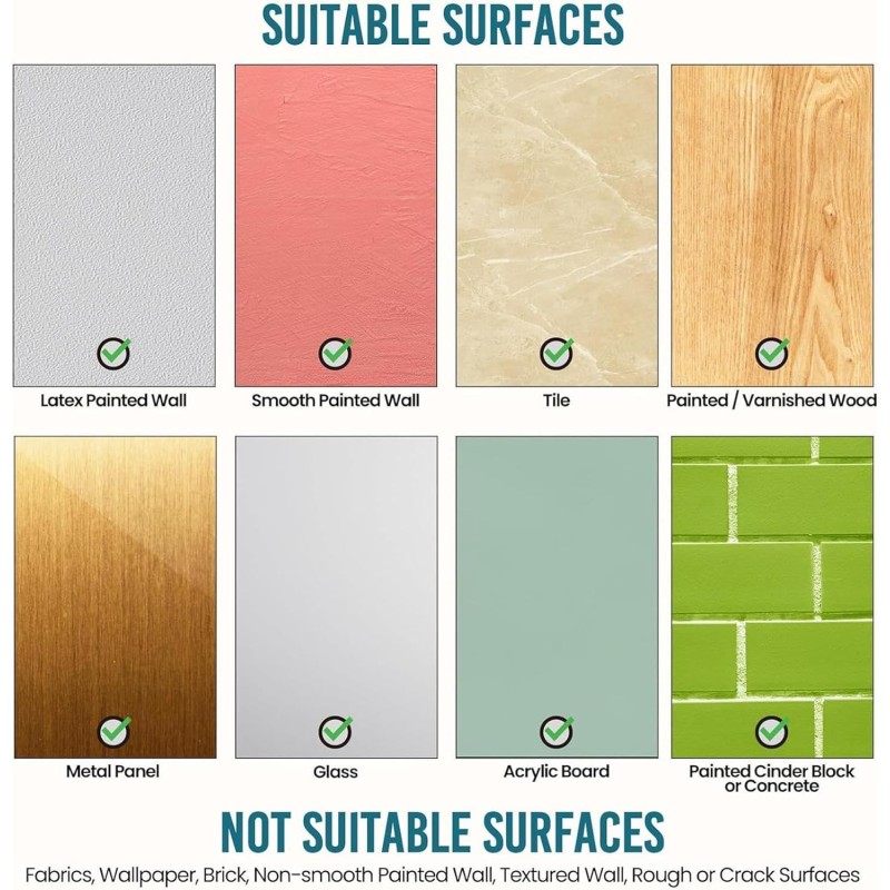 Självhäftande väggkrok – stark självhäftande krok utan borrning