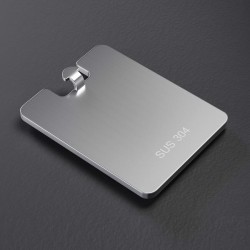 Gancho de pared autoadhesivo de acero inoxidable SUS 304: gancho resistente de acero inoxidable para colgar sin necesidad de tal