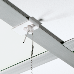 GeckoTeq 2kg Loftskydeclipskrog hvid plast - pr stk