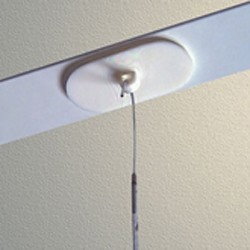 AOS plafond oog zelfklevend ovaal 400x200mm wit