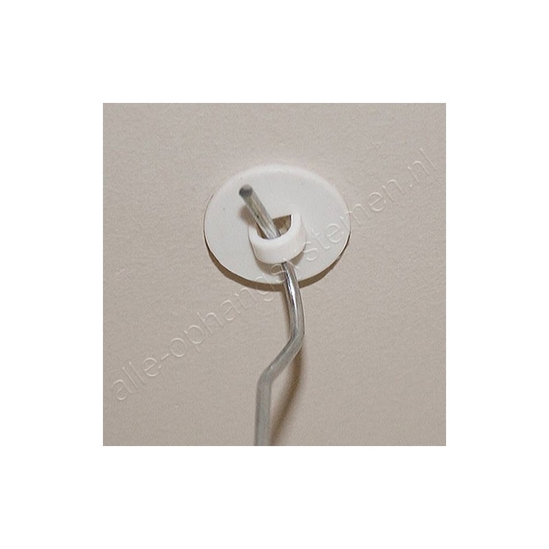 GeckoTeq Adhesive Ceiling Eye white - 20mm - per one