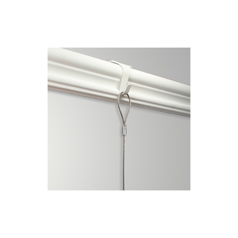 AOS Staaldraad in wit met Lus - 1.5mm