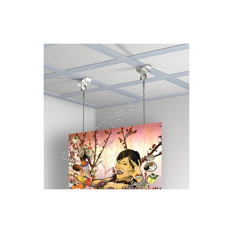 GeckoTeq Plafond Klem in wit - 5kg