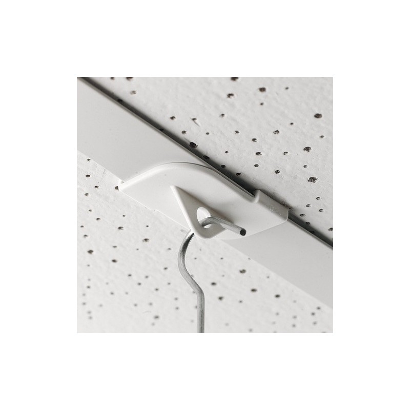 AOS Plafond Klem wit plastic - 25 x 45mm - 5kg