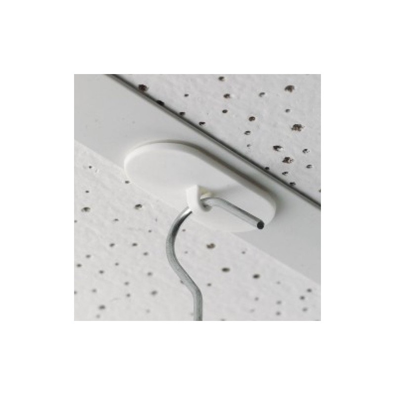 AOS Plafondoog Zelfklevend ovaal wit - 40x20mm - Aanbieding