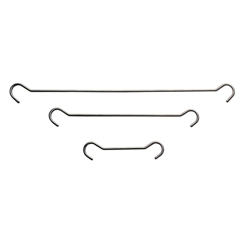 GeckoTeq Double-Ended Ceiling Hooks - for Covid19 Screens - per 25 pieces