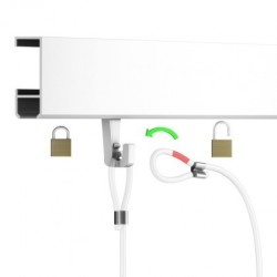 GeckoTeq Witte Staaldraad met Lus - 1.5mm - 15kg