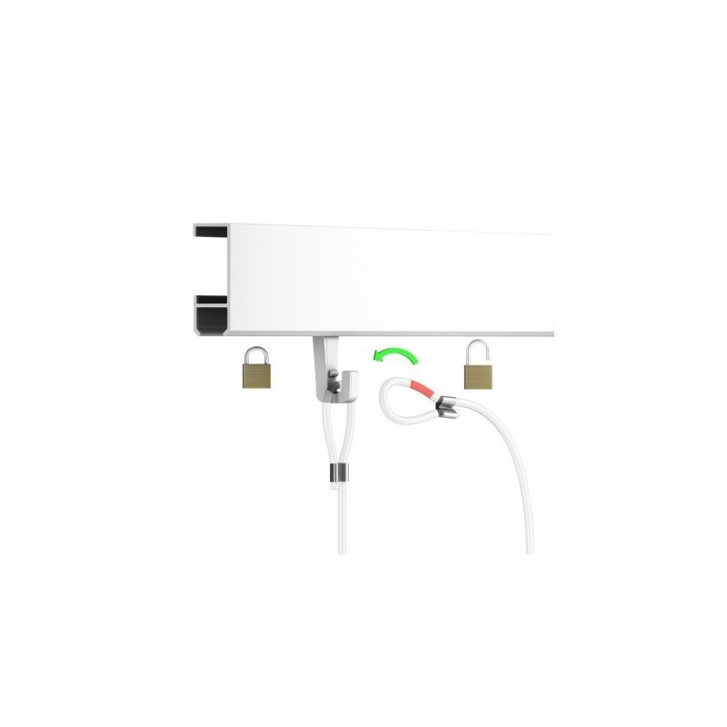 GeckoTeq Witte Staaldraad met Lus - 1.5mm - 15kg