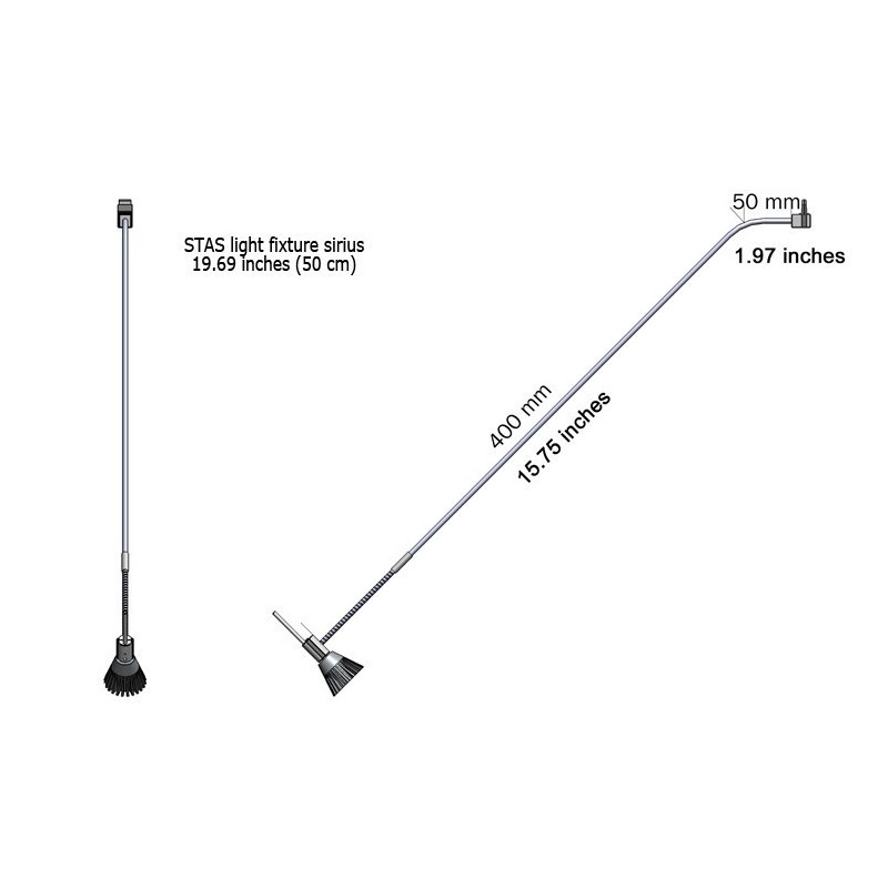 STAS Multirail Armatuur - Sirius Chroom