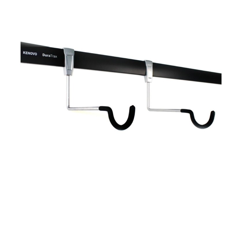 GeckoTeq Duratrax - Horizontaler Fahrradhaken 2 Stück GSH12