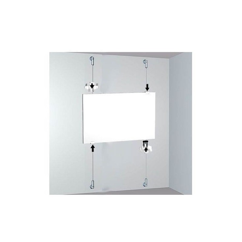 Artiteq Staaldraad Set - 1.8mm (voor vaste montage met E-Clip)