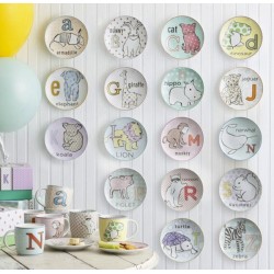 GeckoTeq - Bordenhanger in wit voor borden met  maten van 9 t/m 46cm