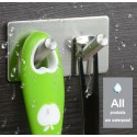 GeckoTeq Stainless Steel Selfadhesive Hook - 2 hanging points