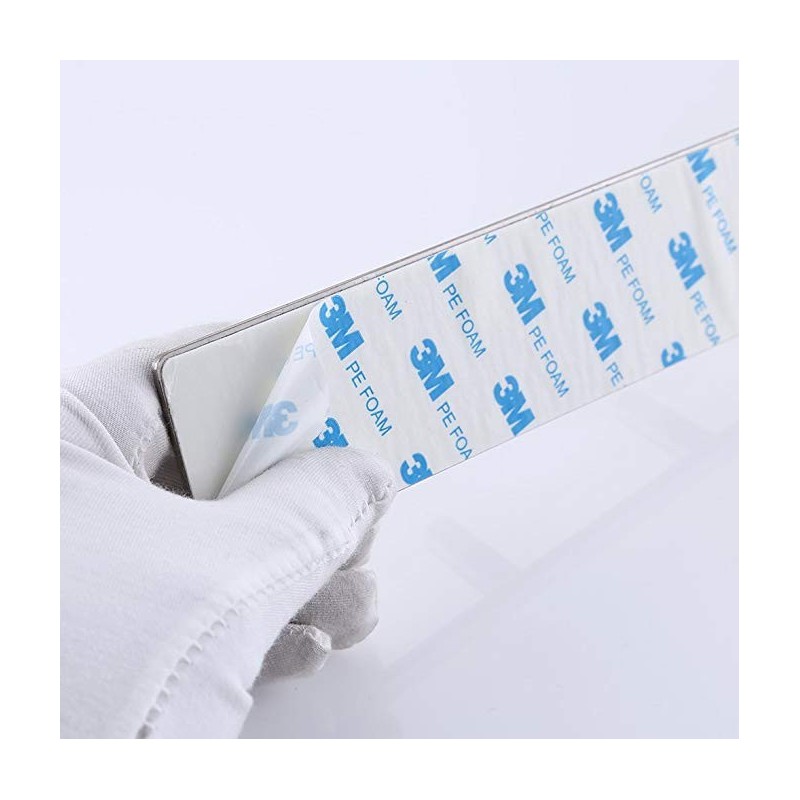 GeckoTeq Roestvrij stalen zelfklevende schuine Haken - 2 ophang punten