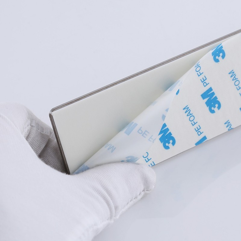 GeckoTeq Stainless Steel Selfadhesive Hook round - 2 hanging points