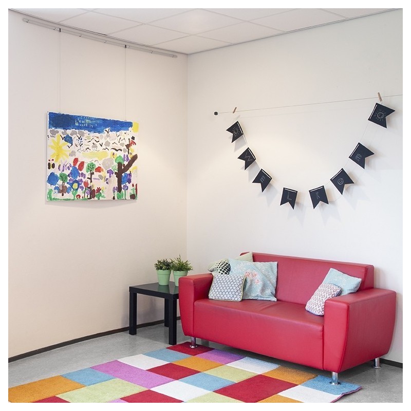 Crochet STAS Evoluon + glisseur cordon perlon 200 cm + Fermeture éclair