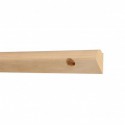 GeckoTeq houten kantlat Wand Rail