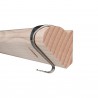 GeckoTeq All Wooden Gallery Wall Picture Rail 200cm