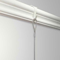 Listón de borde de madera GeckoTeq Riel de pared de 200 cm