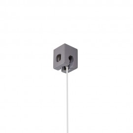 Stas Qubic Hanger Set incl. 200cm wire, End Cap, screw and plug