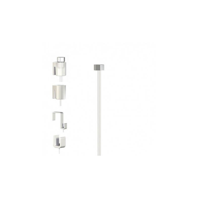 GeckoTeq Perlon Cord with Hexglider 'Crystal Clear’ - 2.0 mm Ø