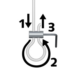 Artiteq Schlaufenmacher, vernickelt - 10kg