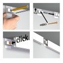 Click Rail White Budget Pack - 3 meters