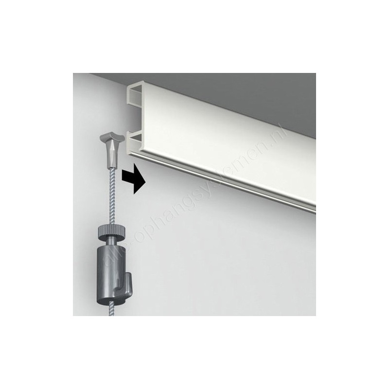 Artiteq perlondraad/koord solid 2mm met slider