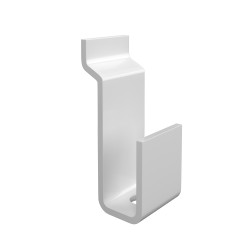 Partition wall hook 4kg - 25x8x10x11mm