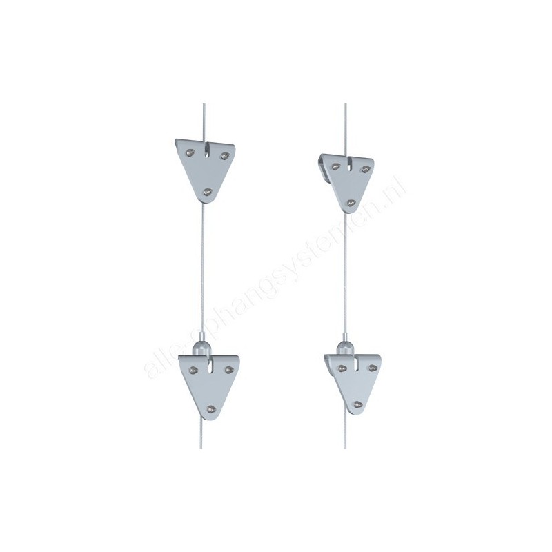 Artiteq whiteboard ophangset (excl draden) - max 30kg