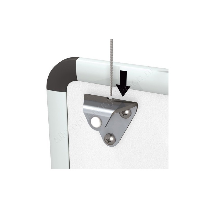 Artiteq whiteboard ophangset (excl draden) - max 30kg
