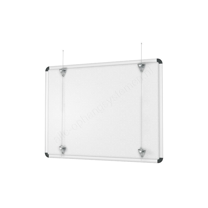 Artiteq whiteboard ophangset (excl draden) - max 30kg