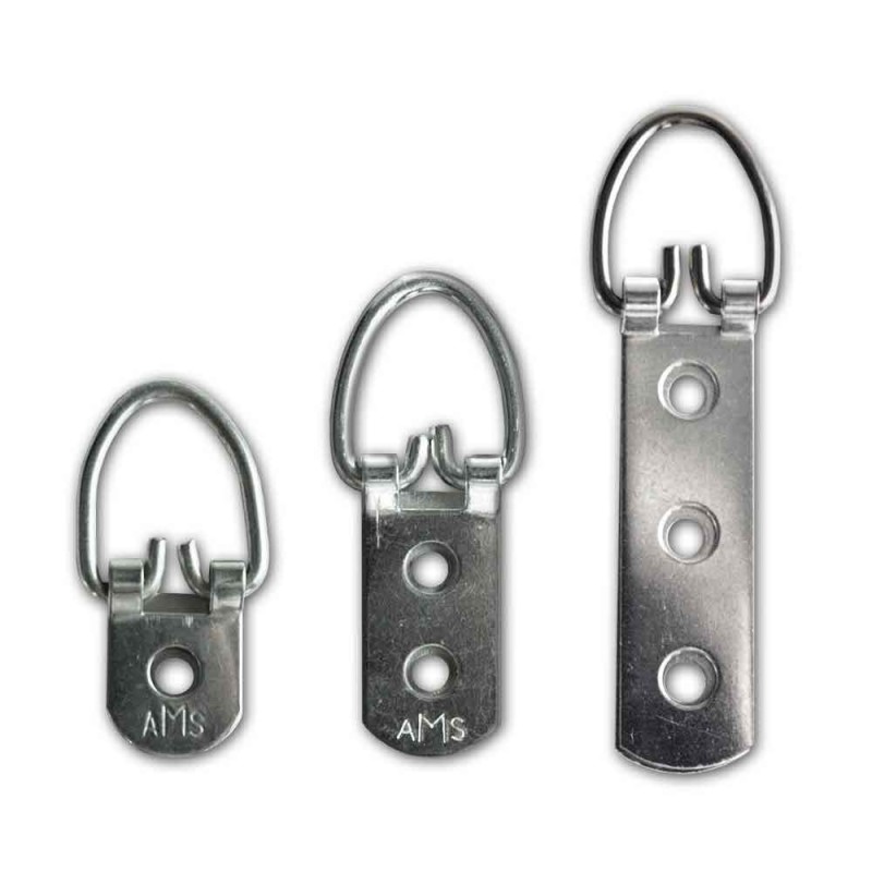 GeckoTeq Anhänger mit ovaler Schlaufe – 3 Größen