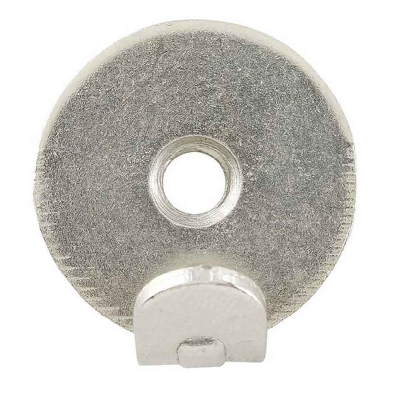 GeckoTeq Heavy Duty väggkrokar 1-håls nickelpläterade - 40kg