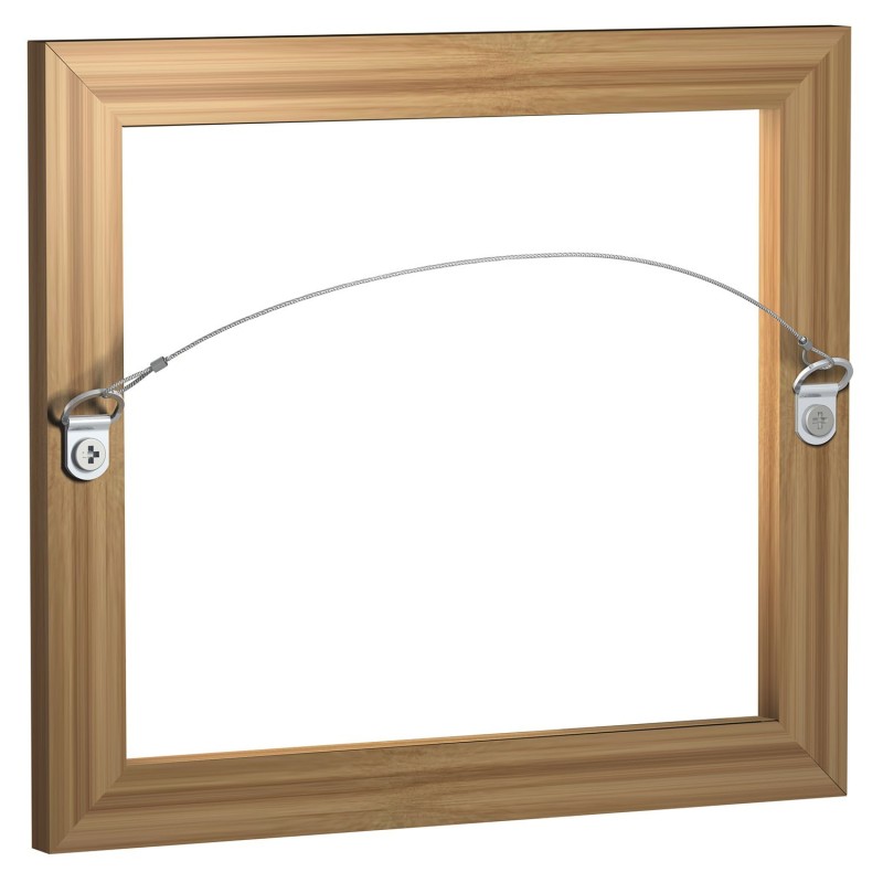 GeckoTeq steel wire set for Picture Frame hanging system 1