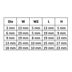 GeckoTeq Selbstklebende Kabelhaken – Nylon Weiß