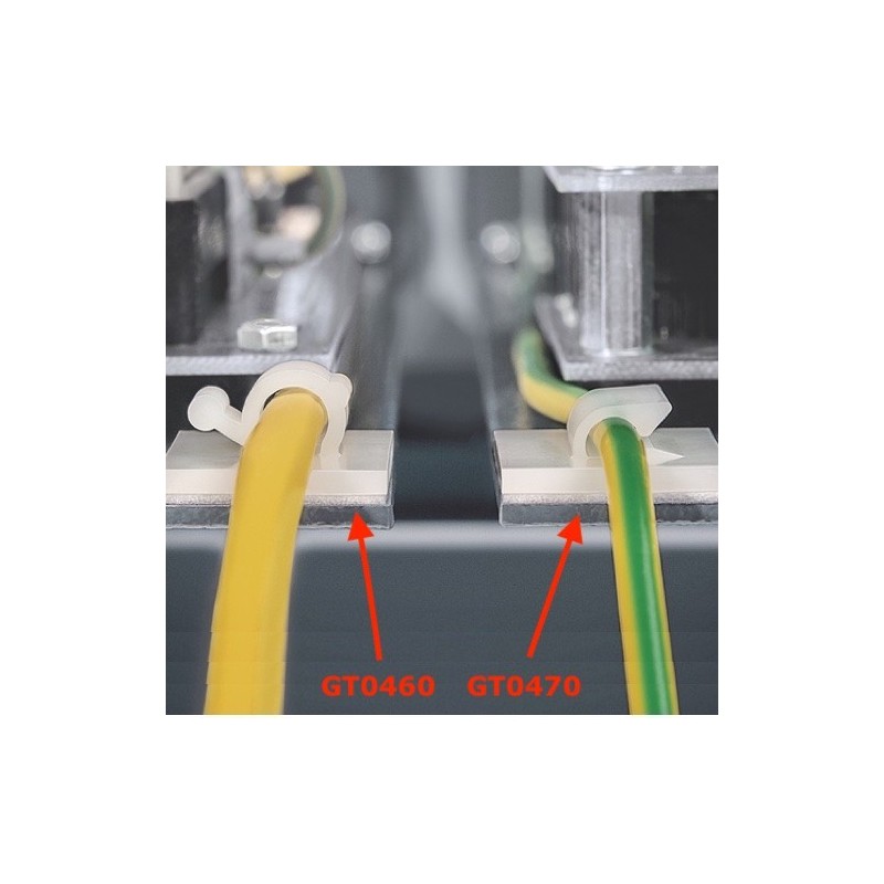 GeckoTeq Self-Adhesive Cable Hook Mini – Nylon White