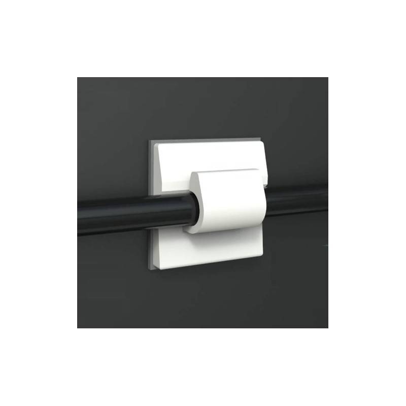 GeckoTeq Self-Adhesive Cable Hook Mini – Nylon White