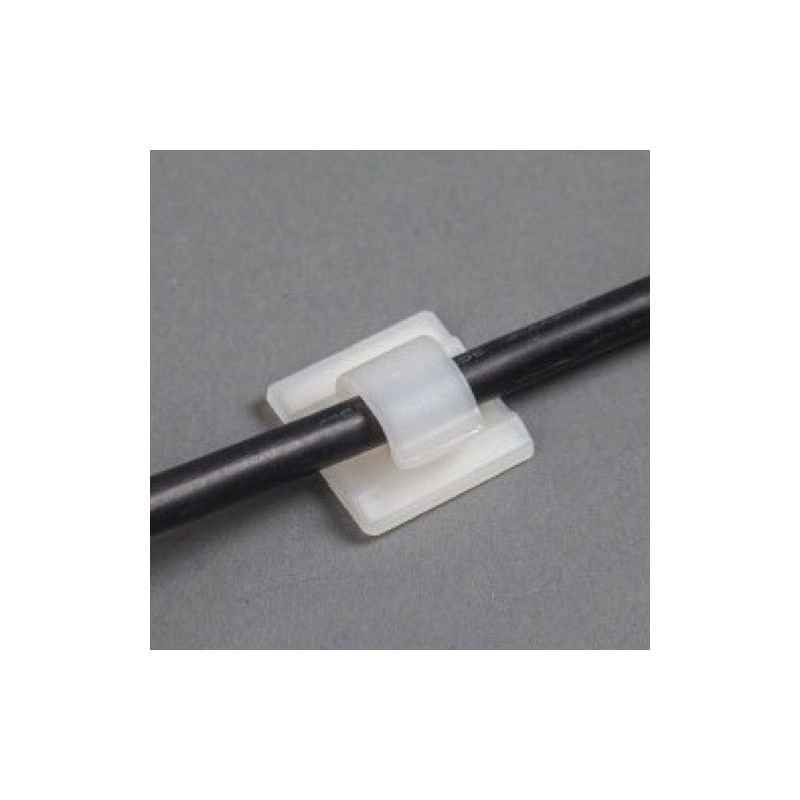 GeckoTeq Self-Adhesive Saddlehook – Nylon white