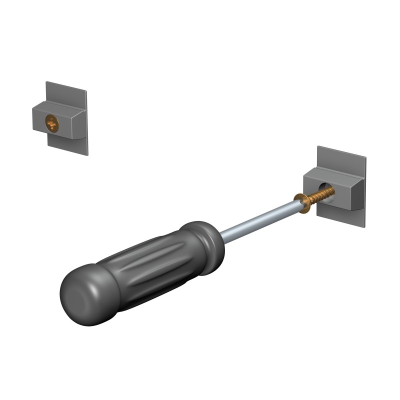 Artiteq InfoRail black (incl. end caps and mounting materials)