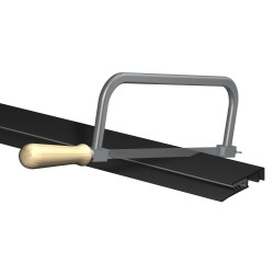 Artiteq InfoRail zwart (incl. eindkapjes en bevestigingsmaterialen)