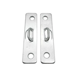 GeckoTeq steel wire set for Picture Frame hanging with 4 mounting points incl. screws