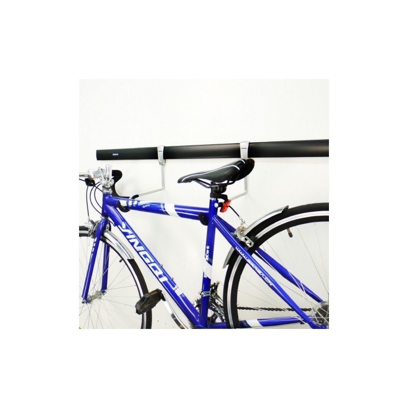 GeckoTeq Duratrax - Horizontaler Fahrradhaken 2 Stück GSH12