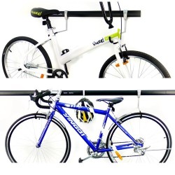 GeckoTeq Duratrax - Horizontaler Fahrradhaken 2 Stück GSH12