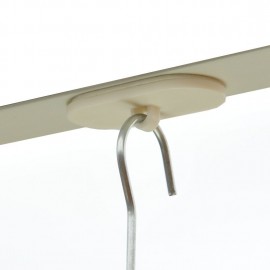 GeckoTeq zelfklevend plafond oog wit - ovaal - per stuk